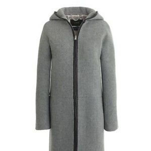 J. Crew Gray Pea Coat